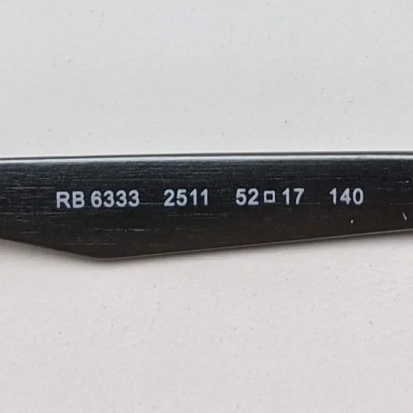 🕶️Ray-Ban RB6333 2511 Eyeglasses 52/17 140 /KAA247🕶️ - Picture 3 of 6